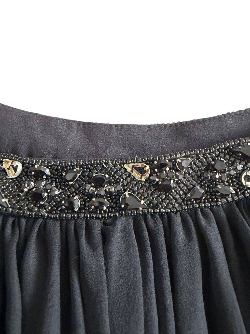 HAUTE HIPPIE Black Tulle Chiffon Skirt Size Medium NEW NWT - Picture 6 of 8